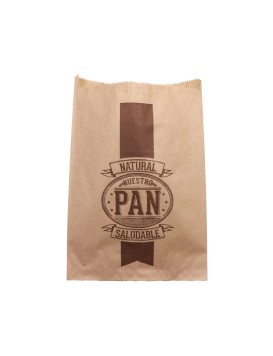 Bolsas Flat Kraft Nuestro Pan #29